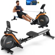 YOSUDA Magnetic Rowing Machine for Home, 350 lbs Weight Capacity - Foldable Exercise Rower for Full Body Workout with LCD Monitor