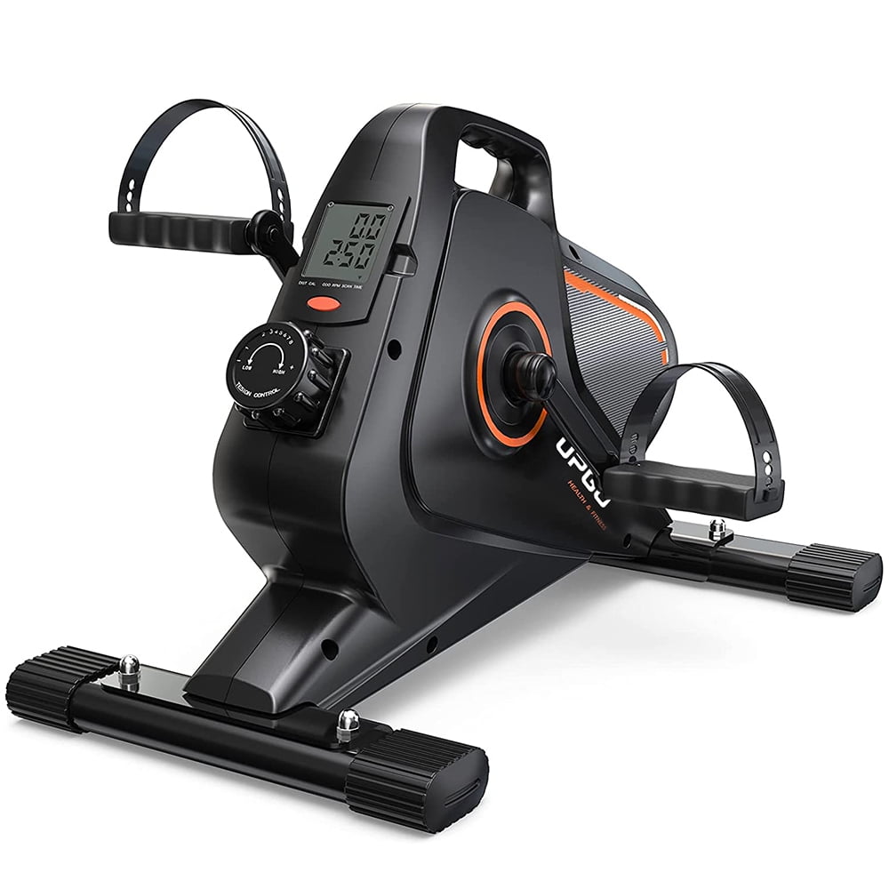 wakeman portable fitness pedal stationary under desk indoor exercise bike