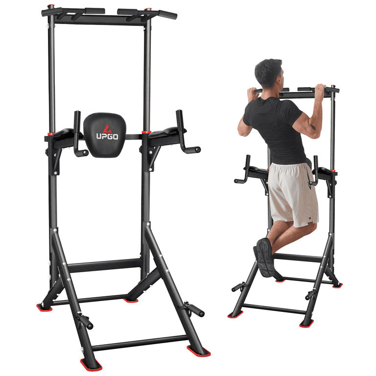 UPGO Power Tower Pull Up Dip Station Home Gym Strength Training Equipment 440LBS Walmart