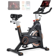 YOSUDA Pro Magnetic Stationary Exercise Bike, 350 lbs Weight Capacity Indoor Cycling Bike 40 lbs Flywheels & Adjustable Max 100 lbs Resistance, Comfortable Seat Cushion, Silent Belt Drive