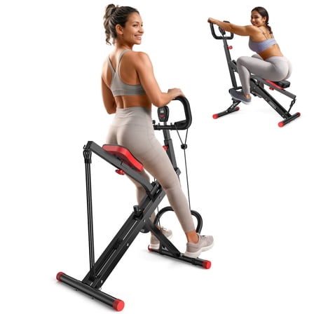 UPGO Squat Assist Trainer, 330lbs Foldable with Adjustable 4 Resistance Bands