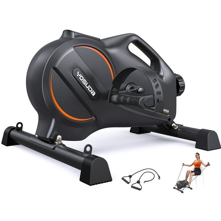 YOSUDA Under Desk Bike Pedal Exerciser - Magnetic Mini Exercise Bike for Arm/Leg Exercise, Desk Pedal Bike for Home/Office Workout