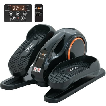 UPGO Under Desk Ellipticals Electric, Elipse Leg Exerciser for Seniors Fully Assembled, Seated Pedal Exerciser with Remote Control & Non-Slip Pedals