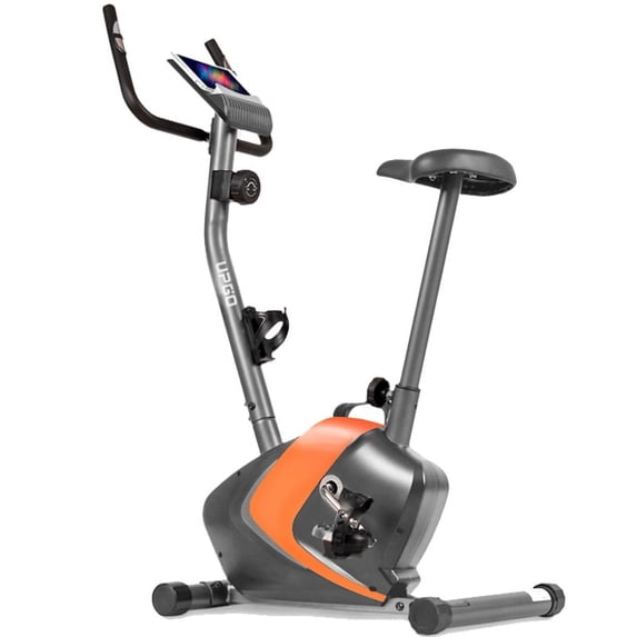 UPGO Upright Exercise Bike, Home Fitness Personal Exercise Bike with 8 Level Adjustable Magnetic Resistance for Cardio Workout and Cycle Training.