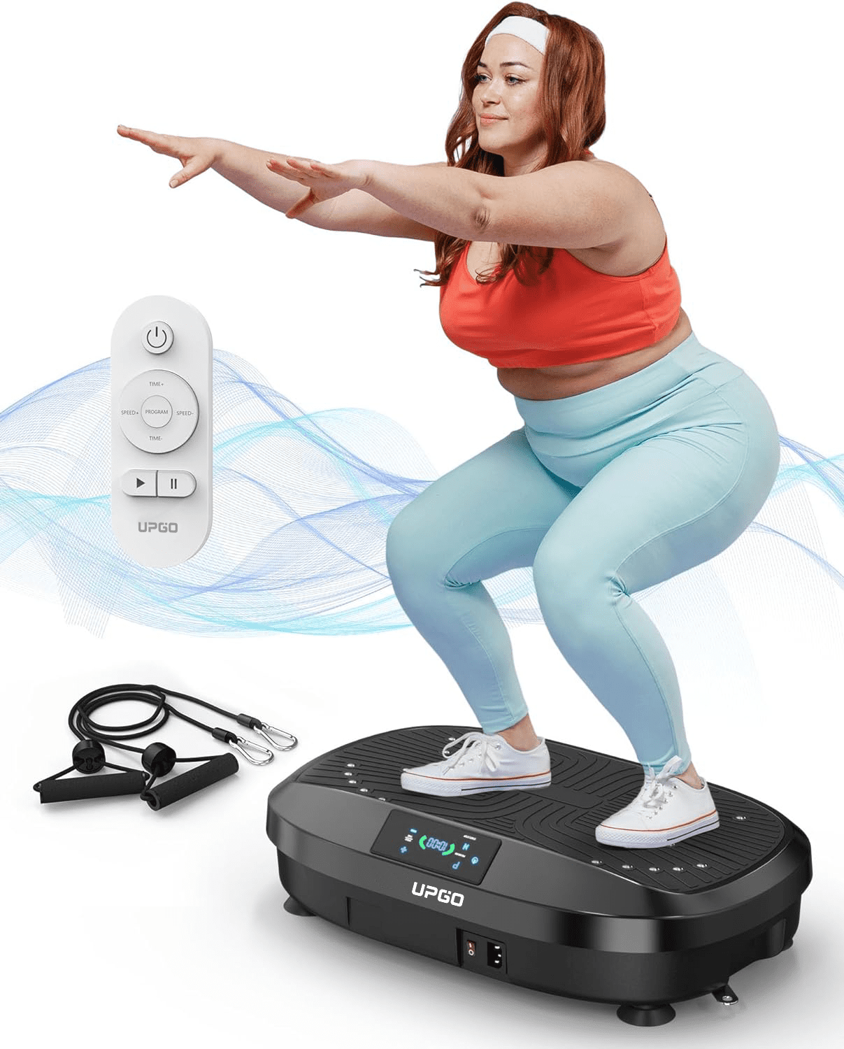 UPGO Vibration Plate Exercise Machine, Lymphatic Drainage Machine ...