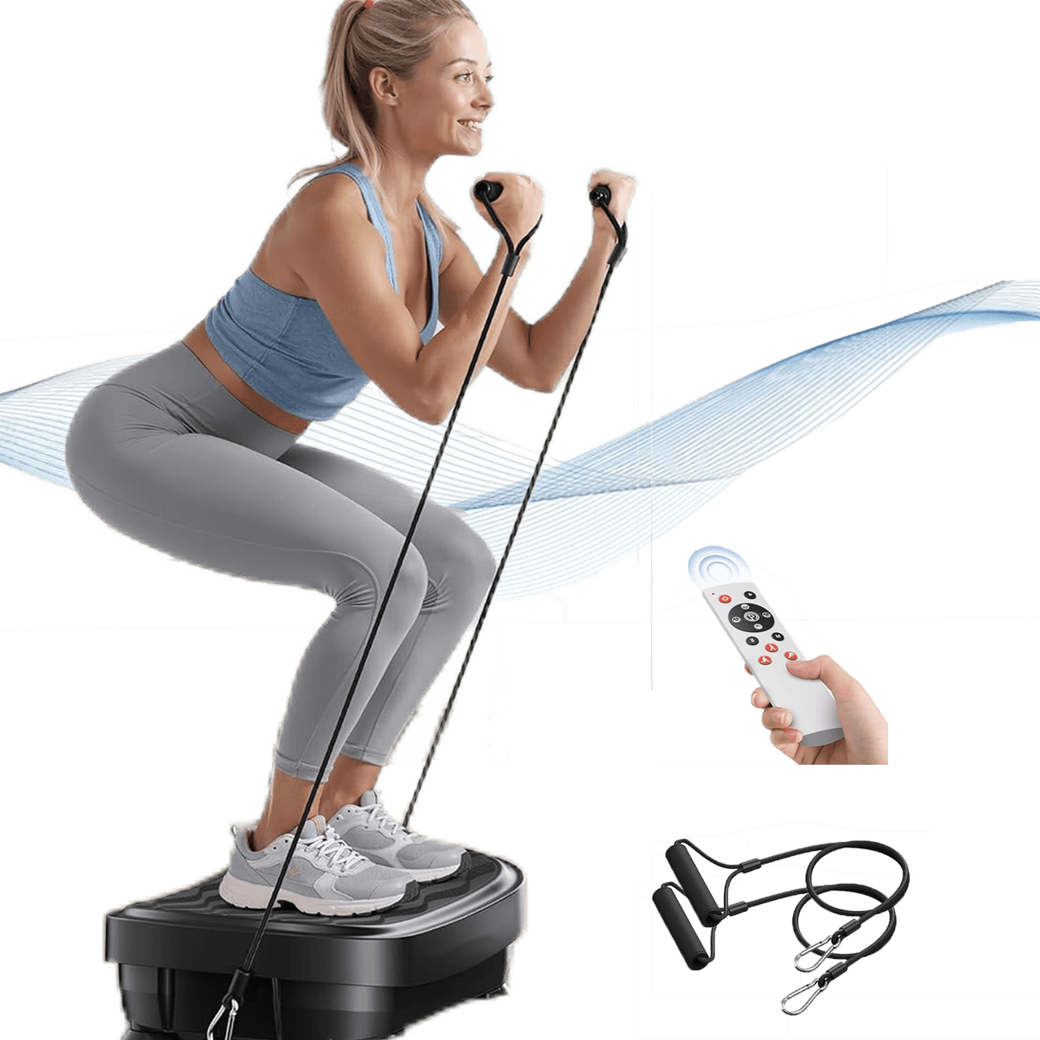 Exercise Bands 3D Vibration Plate Exercise Machine For Lymphatic