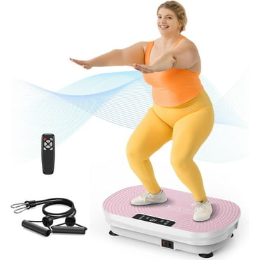 UPGO Vibration Platform Machine, full Body Workout Vibration Fitness Platform, with Loop Bands & Remote
