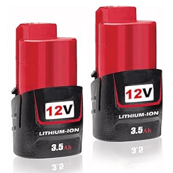 UPGRADE2 Pack 3.0Ah Replacement for M12 12V Lithium Ion Battery, Compatible with 12V Tools / Heated Jacket 48-11-2420 48-11-2440 48-11-2402 48-11-2411 Cordless Power Tools