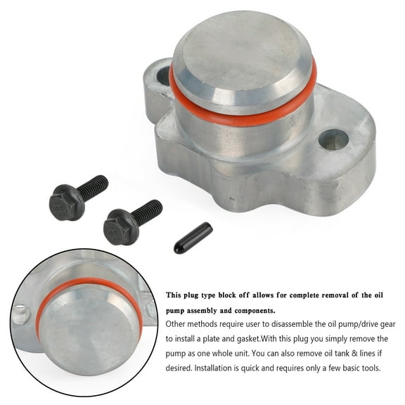 UPGRADE Oil Injection Block Off Plug Hardware Cap For YAMAHA BIG WHEEL BW80