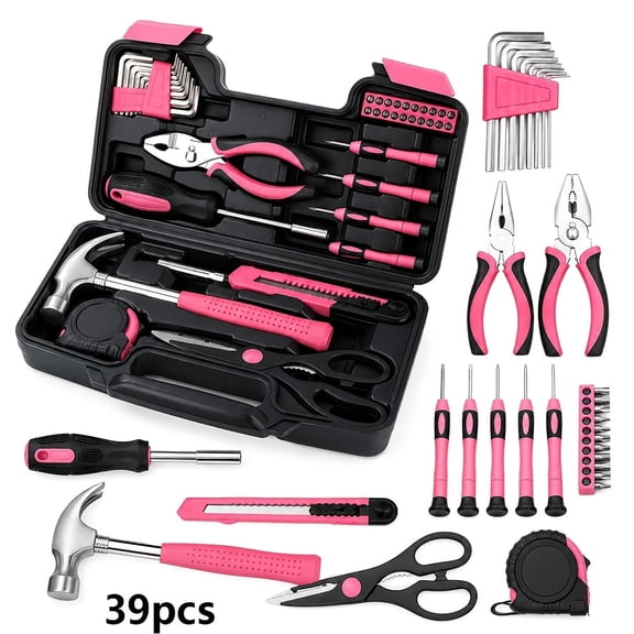 [UPGRADE PREMIUM] 39 PCS - PINK-Tool Sets