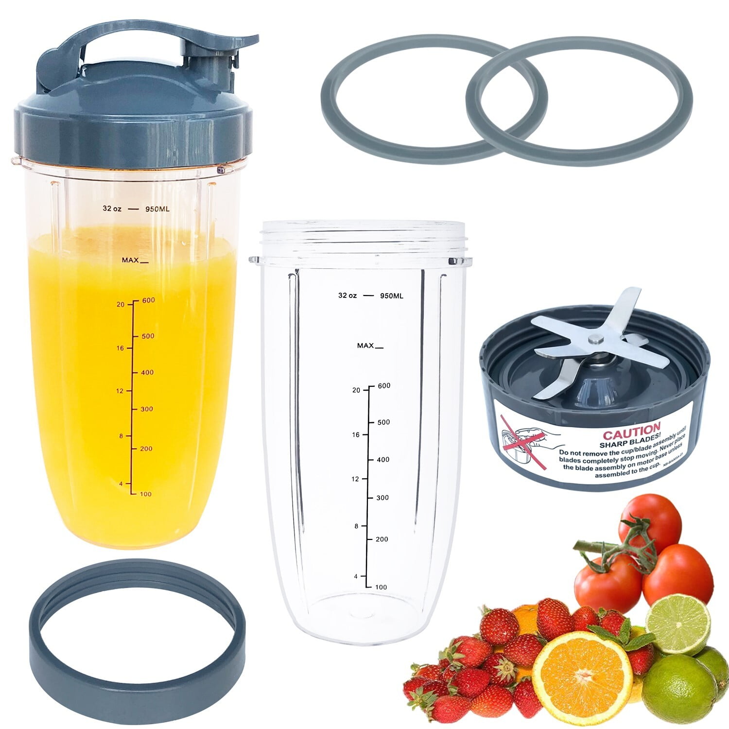  Replacement 32oz Cup for 1000W Nutri Ninja Blender