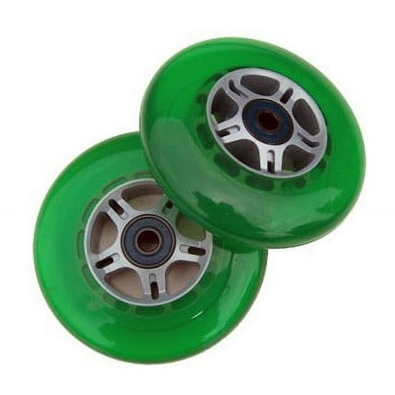 UPGRADE WHEELS for RAZOR SCOOTER Green ABEC 7 BEARINGS