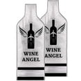 thumbnail image 1 of [UPGRADED PROTECTION] 2 Set Reusable Wine Bags for Travel, Wine Protector Sleeve Case, Airplane Car Cruise TRIPLE Luggage Leak-proof Safety Impact Resist, 1 of 1