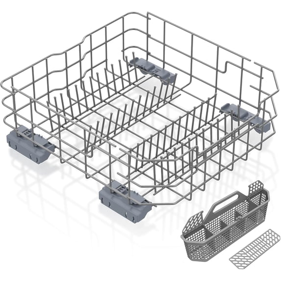 UPGRADED WD28X26099 WD28X34744 Dishwasher Lower Rack Compatible with ...