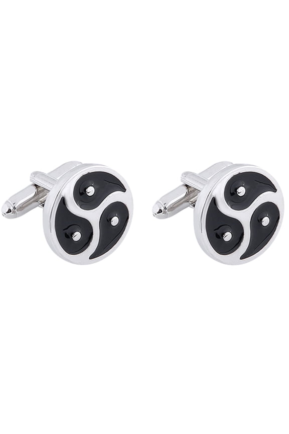 1 Pair Cufflinks Shirt Buttons for Cuff Alloy for Mens Carnival