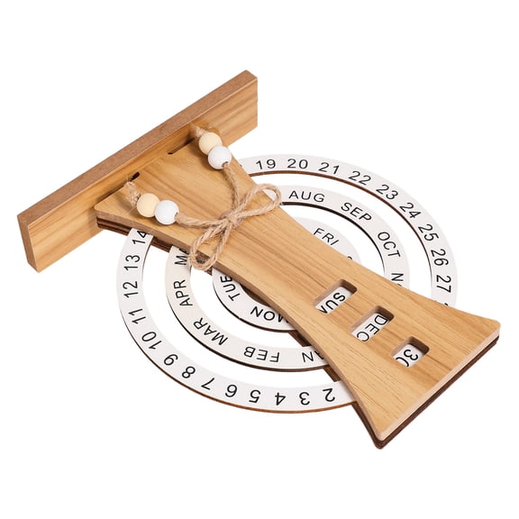 UPGRATOR 1 Piece Decorative Table Calendar Multi Color for General Users 20.5x17x1.5in