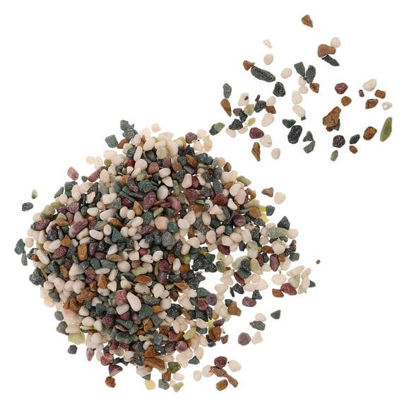 UPGRATOR Aquarium Gravel Small Pebbles 3-6mm for Fish Tanks and Indoor Plant Decoration, 1 Set