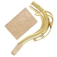 thumbnail image 1 of UPGRATOR 1 Set Golden Brass Tenor Saxophone Bend Neck With Cork Sheet For Excellent Craftsmanship, 1 of 8