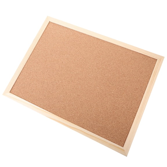 UPGRATOR 1 Set Rectangular Cork Boards for Walls Light Brown Creative Design Wall Mountable