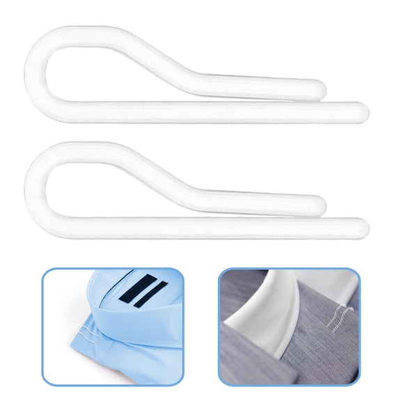 UPGRATOR 1000Pcs Reusable Transparent Shirt Packing Clips for Folding Clothes and Sewing Projects