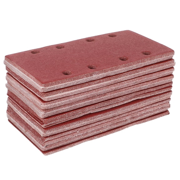 UPGRATOR 100Pcs Industrial Sandpaper Sheets High Reliability Sandpaper for Home Handheld Sander Use