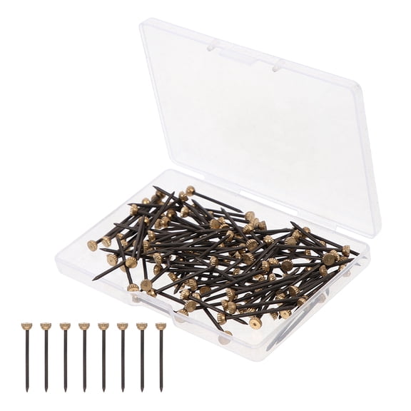 UPGRATOR 100Pcs Drywall Picture Hangers with Copper Heads Secure Wall Frame Hardware