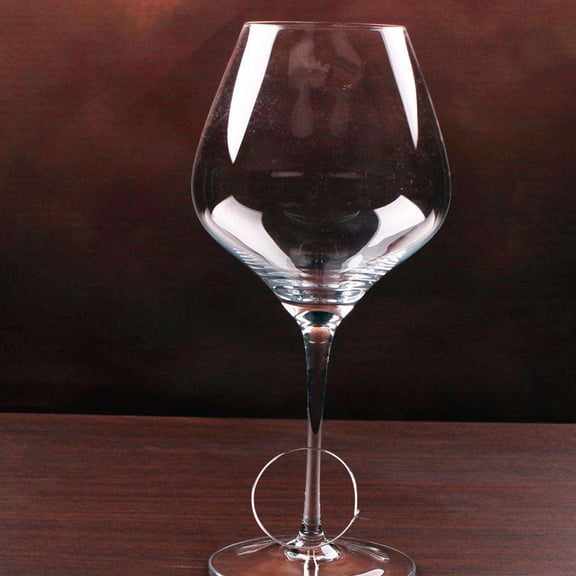 UPGRATOR 100Pcs Plated Silver Plated Wine Charm Rings for Wine Glass Use Lightweight Portable Design