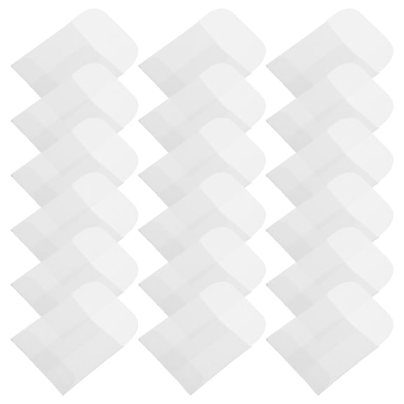 UPGRATOR 100Pcs Transparent Coin Storage Envelopes with Clear Visibility and Secure Self Adhesive Closure