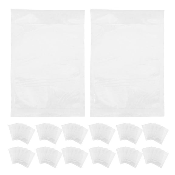 UPGRATOR 100Pcs Transparent Envelopes with Window for Packing List Mailing and Shipping Label Organization
