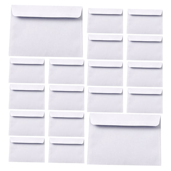UPGRATOR 100pcs Security Envelopes White Paper Self-Sealing For Business Documents
