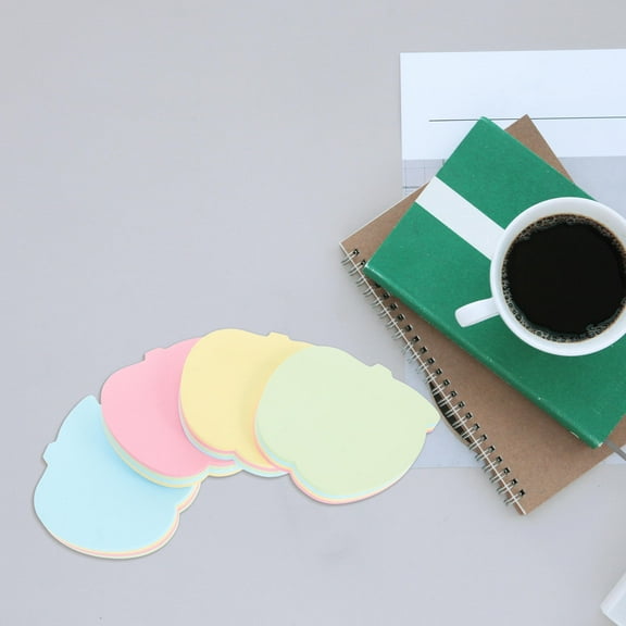 UPGRATOR 10Packs Colors Self-Stick Notes Multi Colorful Portable Self-Adhesive Memo Pads