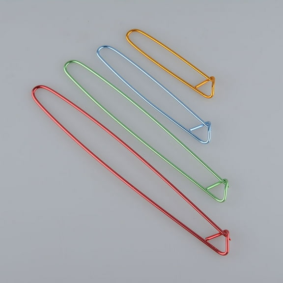 UPGRATOR Durable Aluminum Stitch Holders Assorted Colors for Knitting and Sewing 10Pcs