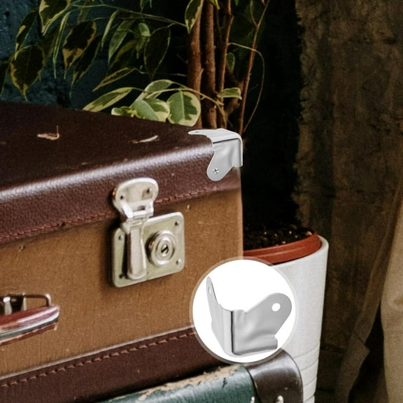 UPGRATOR Box Corner Guards Metal Square 10Pcs with Sleek Package Design