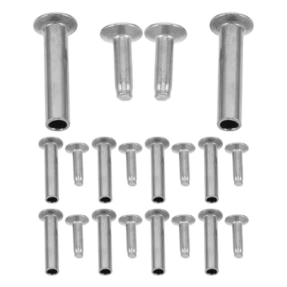 UPGRATOR 10Pcs Metal Cooking Utensil Rivets for Spatula Handle Fixing Durable Heat Resistant Plated Silver