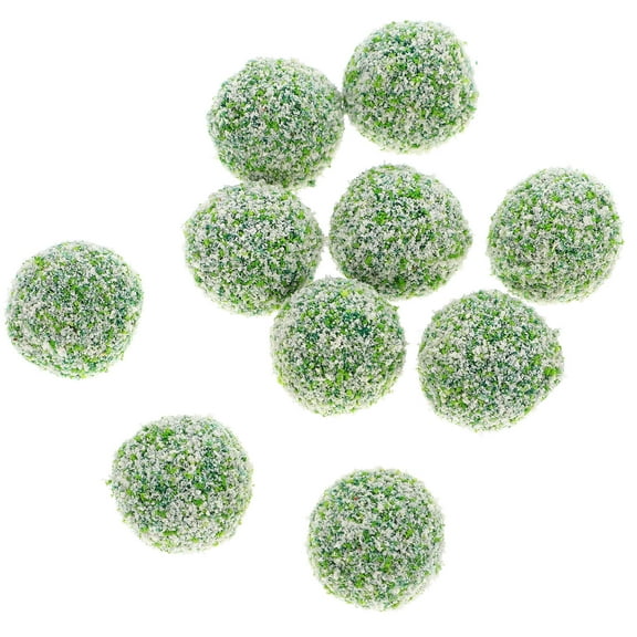 UPGRATOR 10Pcs Miniature Shrub Ball Landscape Ornament for Miniature Garden and Train Railway
