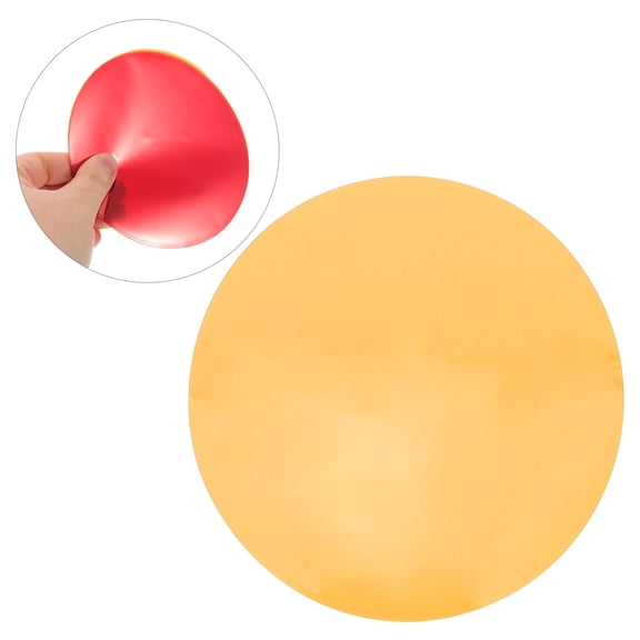 UPGRATOR 10Pcs Orange Light Filter Film Sheets Self Adhesive Plastic Colored Gel for Warm Lighting