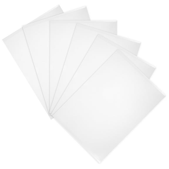 UPGRATOR 10Pcs Practical Design Sheet Protectors for Office Workers and Students 12.2X8.7In