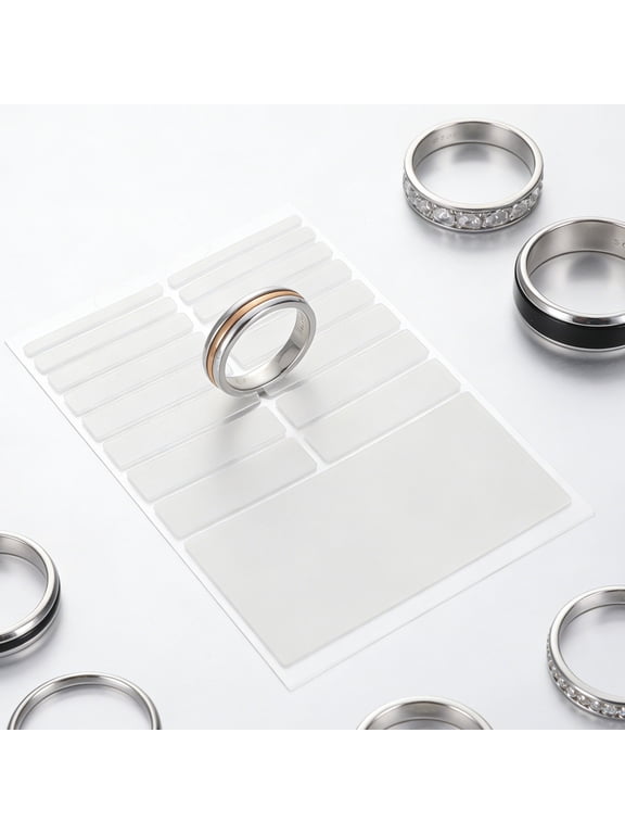 10Pcs Transparent Silicone Ring Spacers for Loose Rings Flexible Secure Ring Stoppers