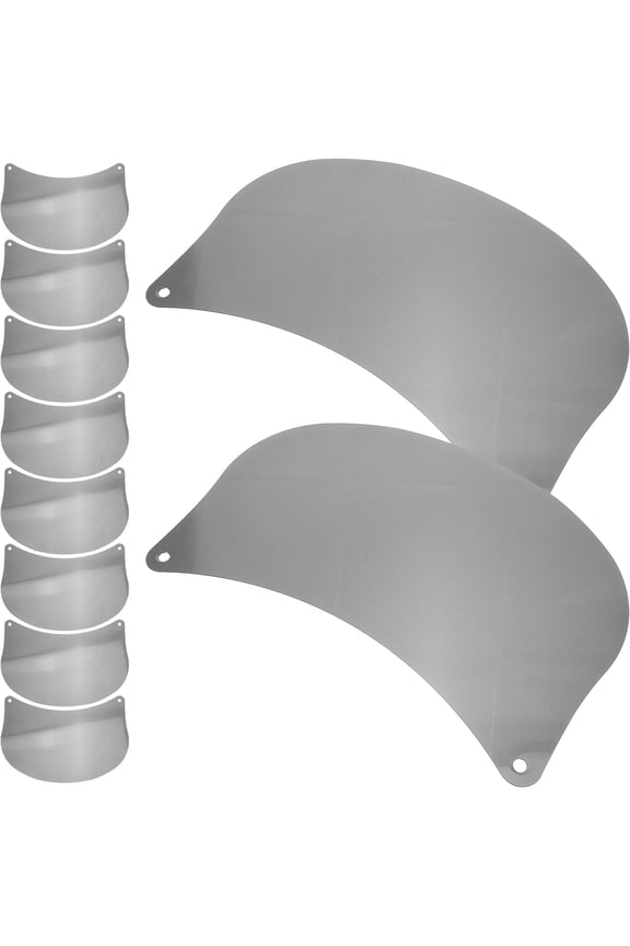 10Pcs Wide Brim Hat Visor For Hat Accessories Classic Style Flat Blocking Hat Outdoor