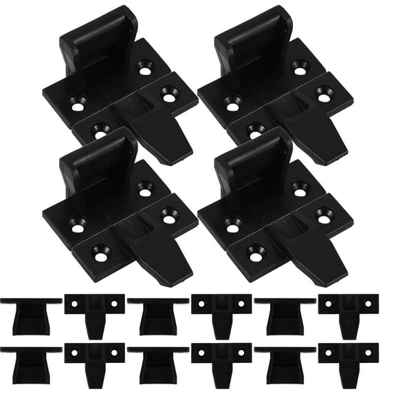 UPGRATOR 10Sets Plastic Drawer Stops Non Slipping Drawer Track Guides for Kitchen Cabinets and Dressers