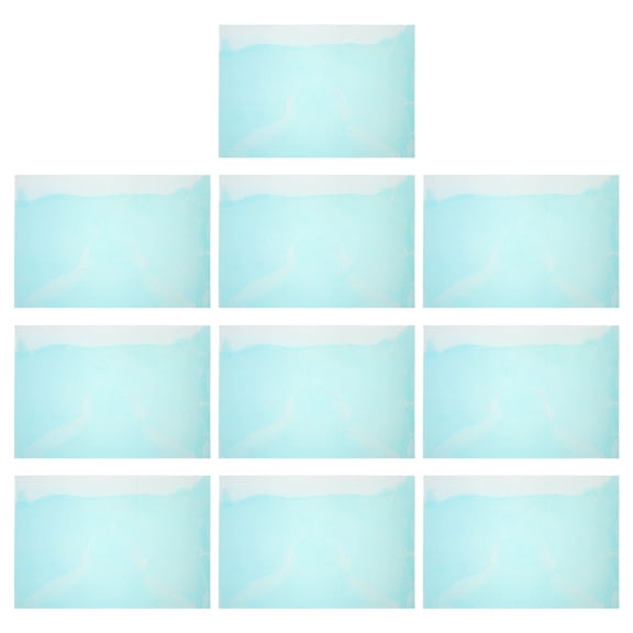 UPGRATOR 10Sheets Transparent Light Through Holographic Craft Paper for Window Decoration and Handmade Art