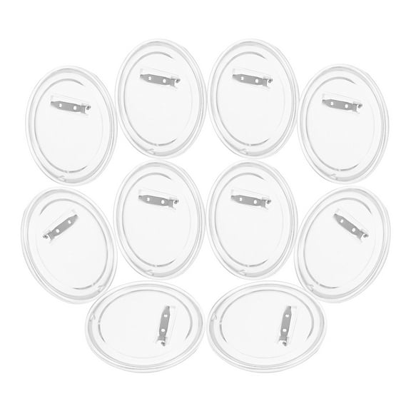 UPGRATOR 10pcs Buttons Bulk Custom Pins Acrylic Clear Button Pins for Crafts Photo Display DIY Projects for Artists