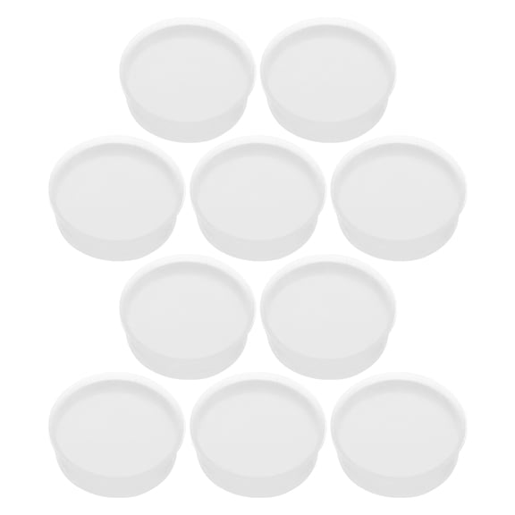 UPGRATOR 10pcs Flute Key Pad Silicone White Round Flute Repair Tools for Musicians Performance
