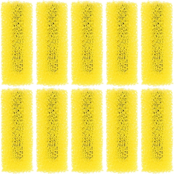 UPGRATOR 10pcs Texture Roller Yellow Sponge Brush For Elastic Paint Retention Techniques
