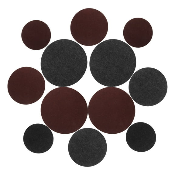 UPGRATOR 12Pcs Assorted Color Felt Planter Mats with Anti Slip Base for Indoor Outdoor Use