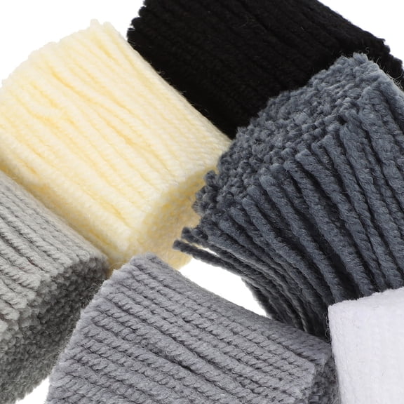 UPGRATOR 12Pcs Pre Cut Latch Hook Yarn Assorted Colors for DIY Rug Making and Craft Activities
