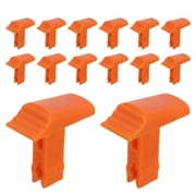 UPGRATOR 14Pcs Orange Plastic Ladder Switch Universal Extension Ladder Replacement Accessories
