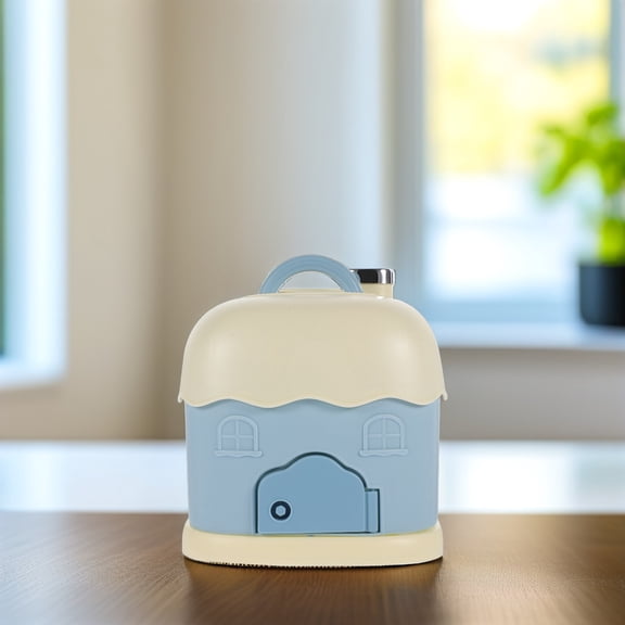 UPGRATOR Cartoon Shaped Coin Jar Blue 1Pack PP Material