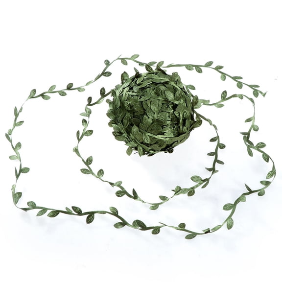 UPGRATOR 1 Pack Artificial Green Leaf Garland, Vivid Faux Greenery Vine for Indoor Outdoor Garden, Party, Festival and Home Decor
