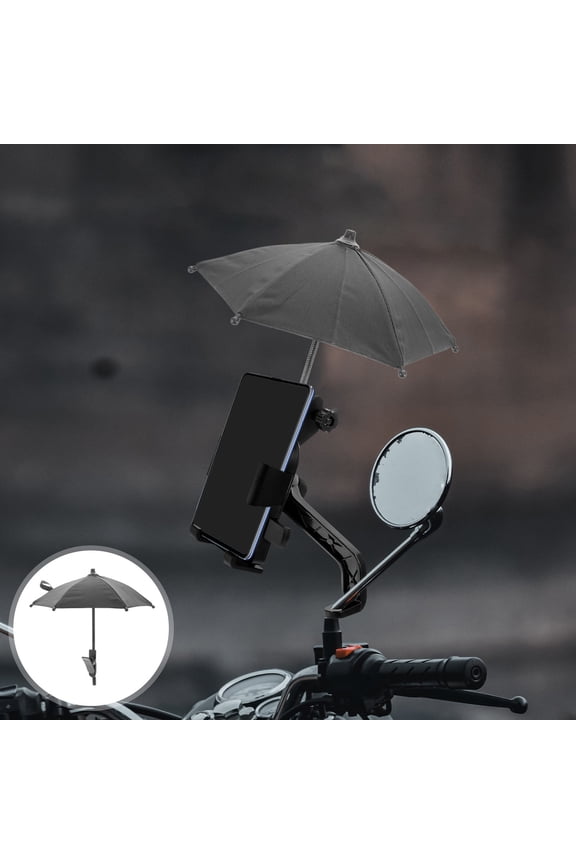 1Pack Metal and Fabric Phone Umbrella for and Navigation Aid in 9.4x9.4x8.9in